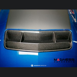 Ford Mustang Hood Vent - Carbon Fiber - Type V5